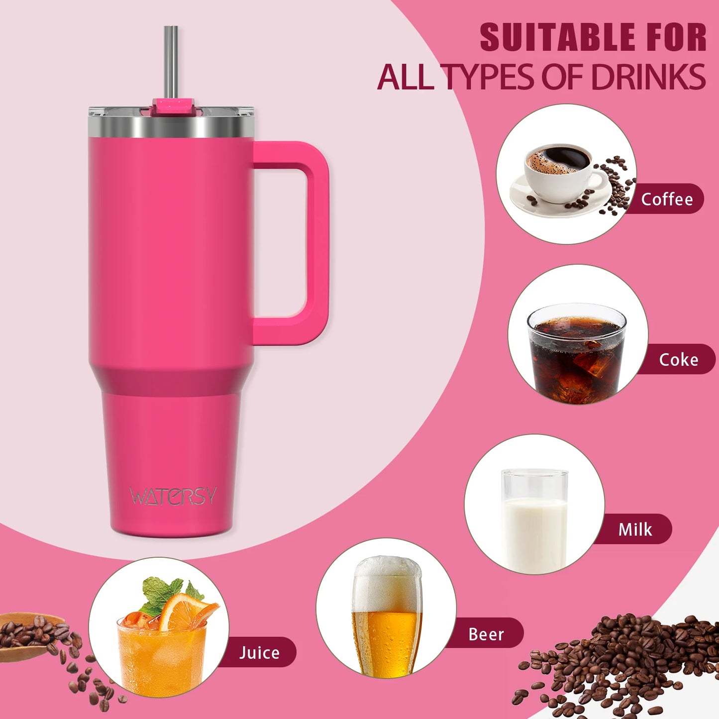 Vaso térmico de acero inoxidable  - Stainless steel thermal cup