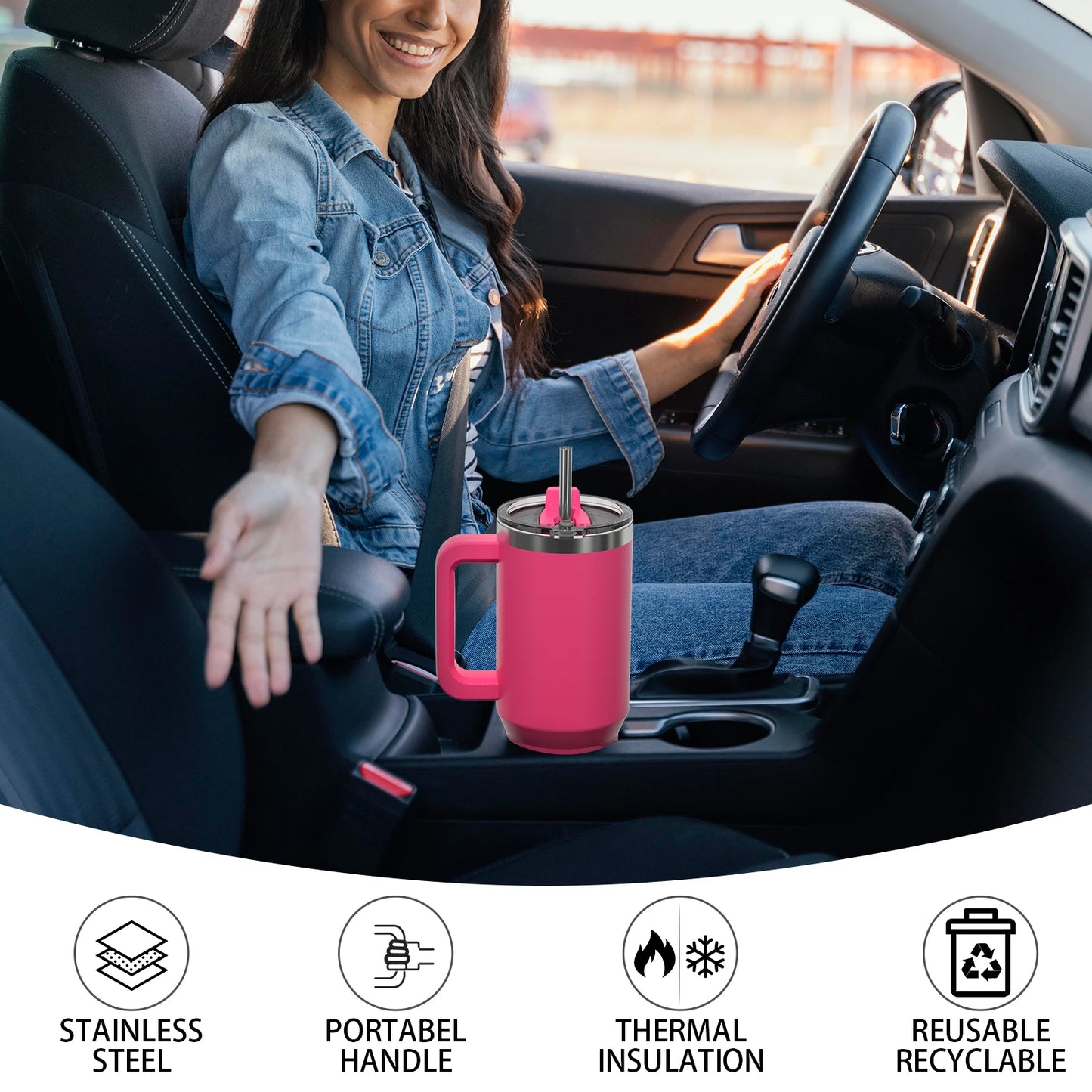 Vaso térmico de acero inoxidable  - Stainless steel thermal cup