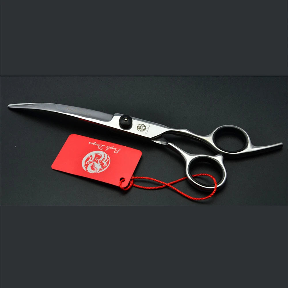 Tijeras de peluquería para perros - Japanese stainless steel pet grooming scissors, cutting scissors, thinning scissors, curved scissors set Z3001