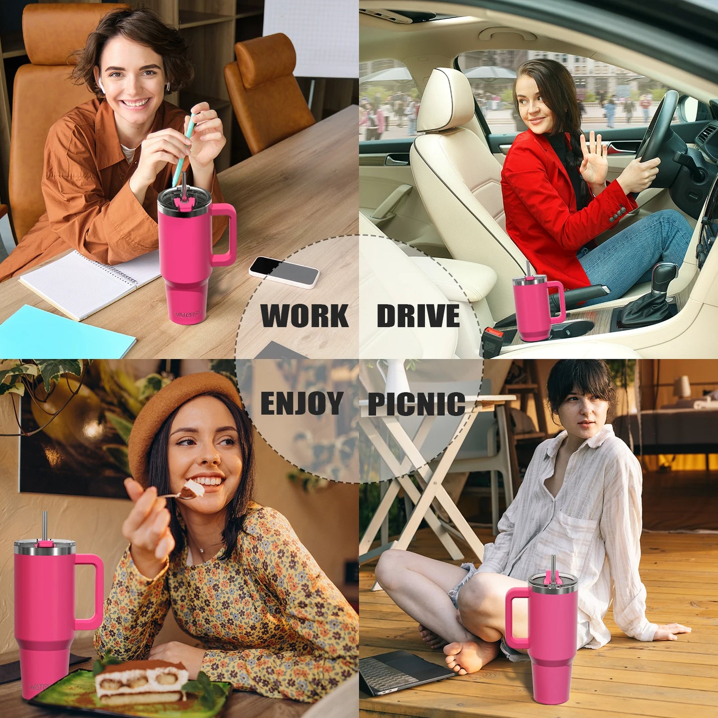 Vaso térmico de acero inoxidable  - Stainless steel thermal cup